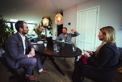 Niels Bonenkamp op bezoek bij ondernemer Jorn Spiertz